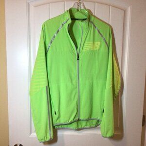 Men's New Balance reflective athletic running jacket Small